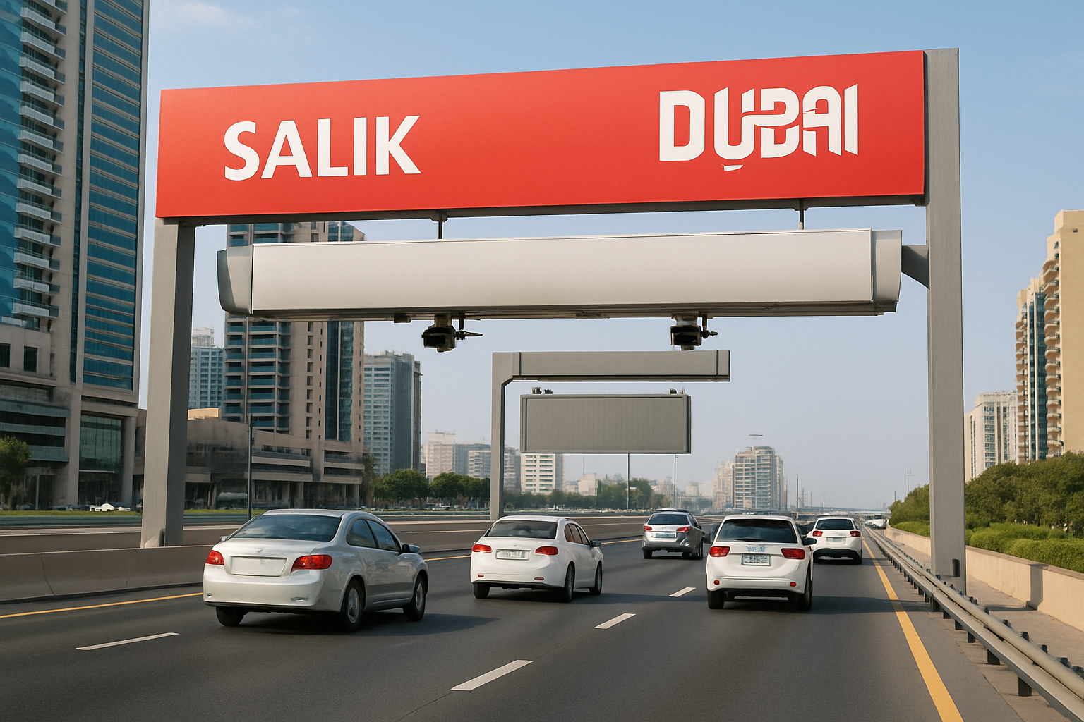Electronic toll collection system in Dubai